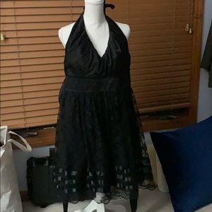 Torrid Black Halter Party Dress